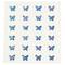 12 Packs: 24 ct. (288 total) Blue & Pink Iridescent Butterfly Bling Stickers by Recollections™